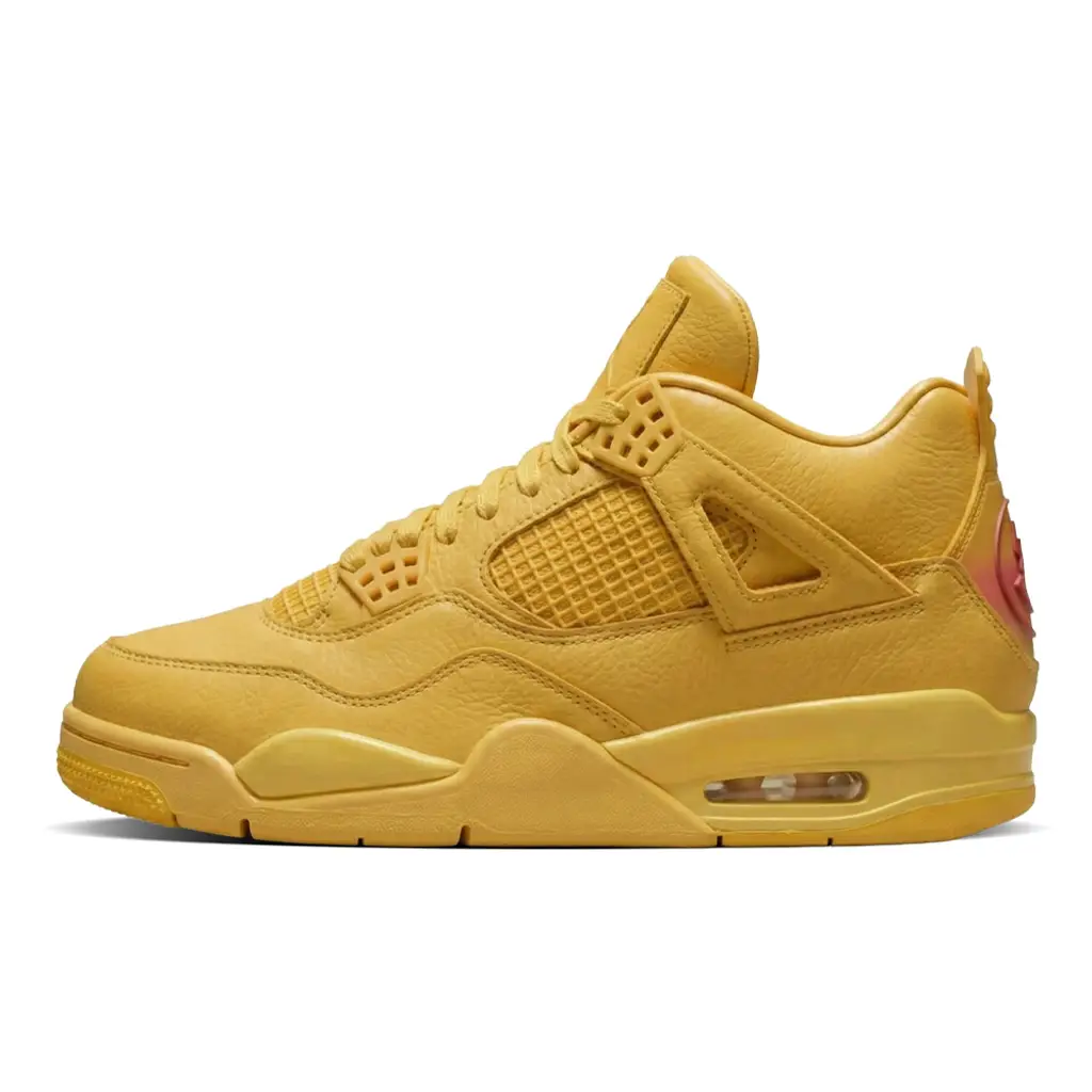 The J Balvin x Air Jordan 4 Lemonade Side View
