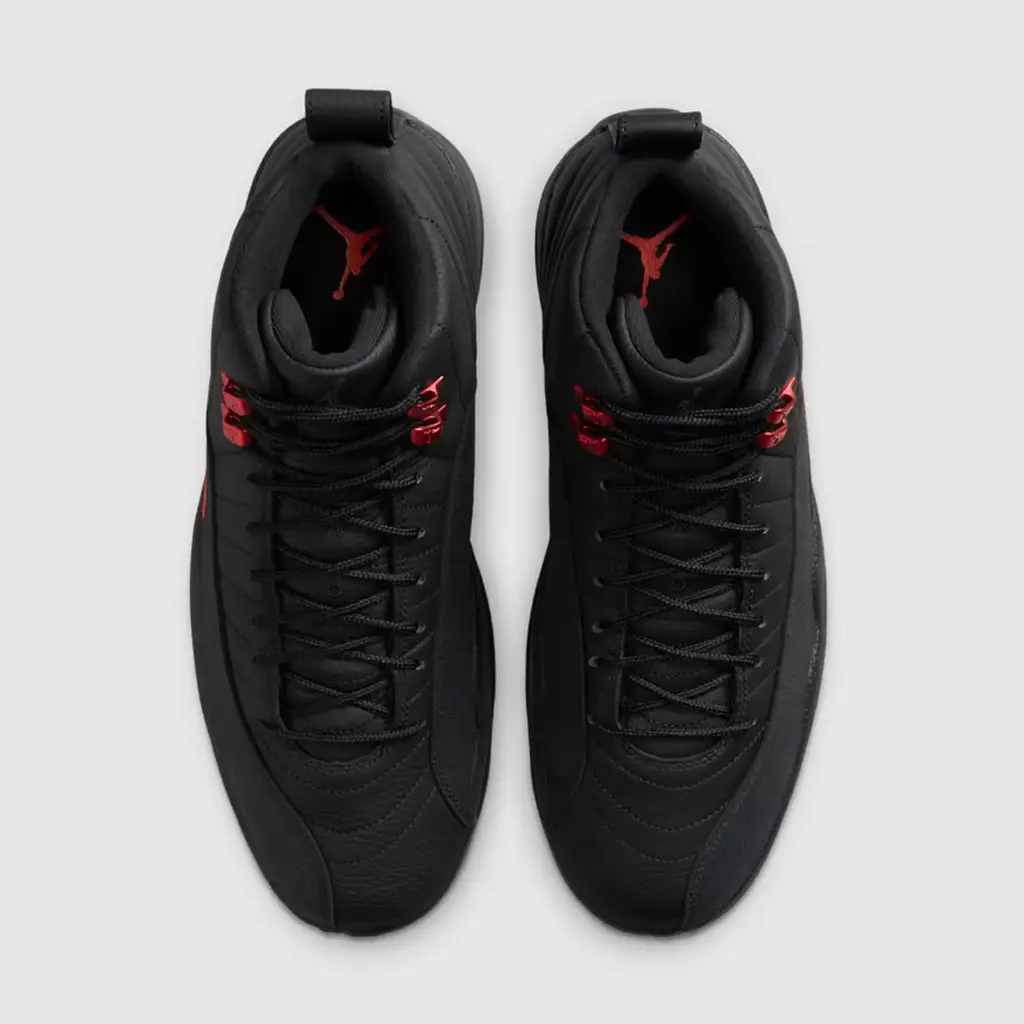 Air Jordan 12 Bloodline 2026 top down black upper